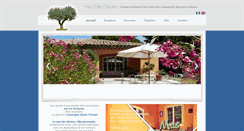 Desktop Screenshot of masdesoliviers.fr
