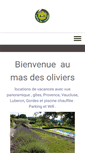 Mobile Screenshot of masdesoliviers.org
