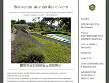 Tablet Screenshot of masdesoliviers.org